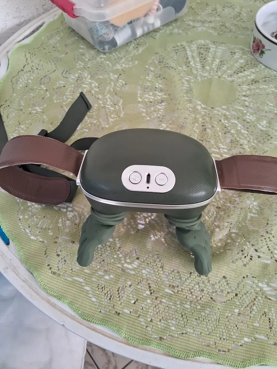 Foto enviada por un cliente con su masajeador
